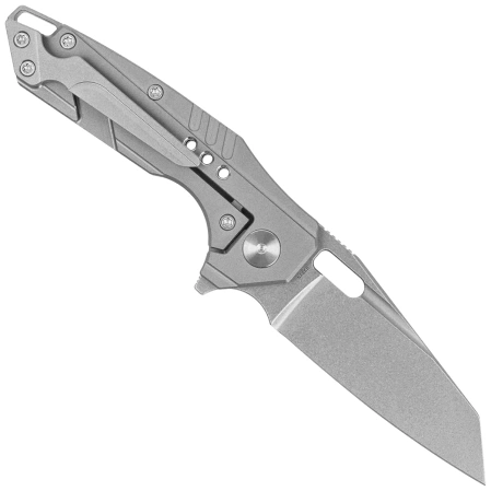 Bestech Nyxie 3 Knife Grey Titanium, Bead Blasted / Stonewashed CPM S35VN by Todd Knife and Tool (BT2308A)