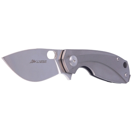 Viper Lille Bead Blasted Titanium, Satin M390 by Jesper Voxnæs Knife (V5962TITI)