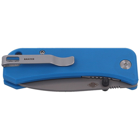 Nóż składany WE Knife Banter Blue G10, Stonewashed CPM S35VN by Ben Petersen (2004A)