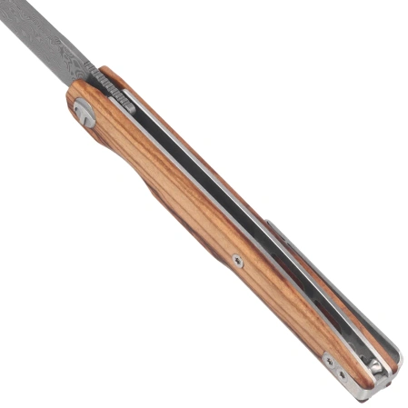 Bestechman Lanza Knife Olive Wood, Damascus by Grzegorz Grabarski (BMK14-D-4)