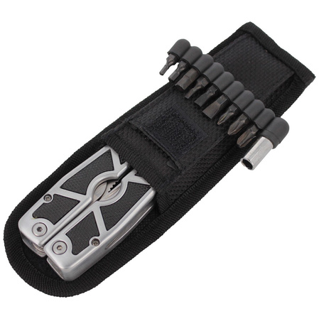 MultiTool Herbertz Rubber / Aluminium, Satin, 9 bitów (108100)
