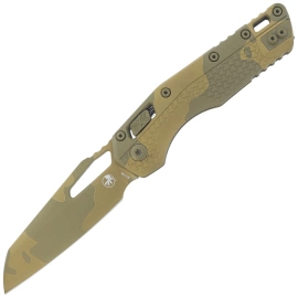 Microtech MSI S/E Knife Bazooka Camo Green Tri-Grip Polymer, Camo M390MK by Tony Marfione (210T-1PMBOC-X9Z10)