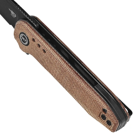 Nóż składany Bestech Syntax Natural G10, Black Stonewashed 14C28N by Todd Knife and Tool (BG40F)