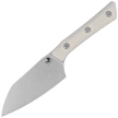 Microtech Santoku Knife 4.2'' Ivory G10, Stonewashed M390MK (3300-10IV)