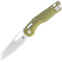 Nóż składany Microtech MSI S/E OD Green Fluted Aluminium, Stonewashed M390MK by Tony Marfione (210-10FLOD)