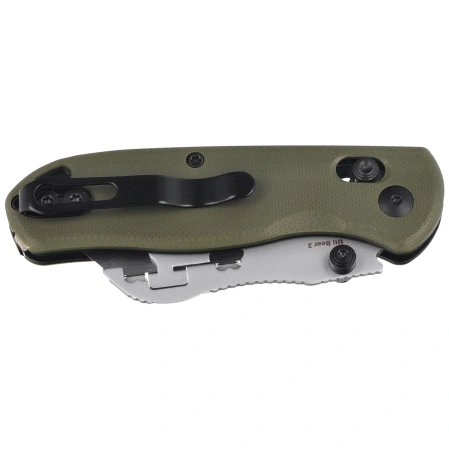 Nóż składany Kizer Uti Bear 2 Olive Green G10, Bead Blasted SK5 / 50Cr15MoV by Azo (V3619JA6)