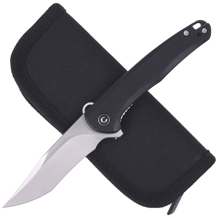 CIVIVI Mini Sandbar Black G10, Satin Finish by Eric Ochs (C20011-1)
