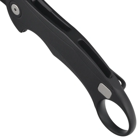 Nóż składany LionSteel L.E.One Mid Karambit Black Aluminium, Black M390 by Emerson Design (LE2 A BB)