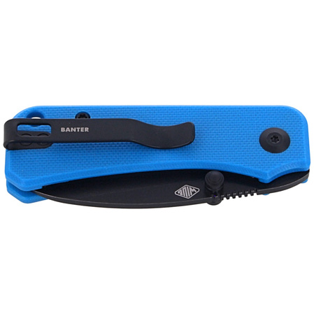 CIVIVI Knife Baby Banter Blue G10, Black Stonewashed by Ben Petersen (C19068S-3)