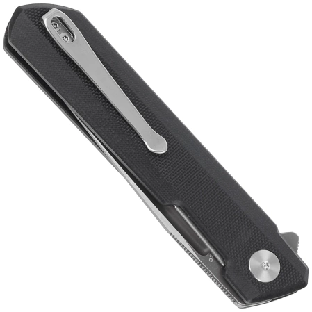 Bestechman Dundee Knife Black G10, Grey PVD / Satin D2 by Ostap Hel (BMK01D)
