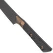 Microtech Utility Signature Kitchen Knife Bronze Titanium Bolster/Carbon Fiber, Black DLC M390MK (3400B-1DLCCFS)