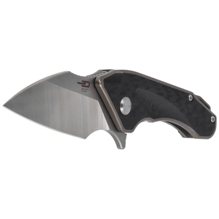 Bestech Goblin Knife Black Titanium / Carbon Fiber, Stonewashed / Satin CPM S35VN (BT1711A)