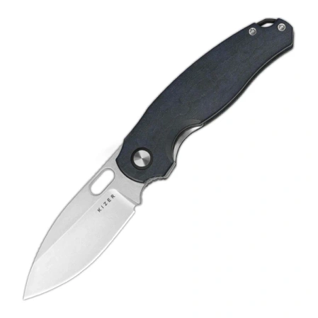 Kizer Seagull Knife Blue Canyon Richlite, Stonewashed 14C28N (V3770A2)