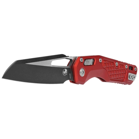 Microtech MSI S/E Knife Red Frag Aluminum, Black M390MK by Tony Marfione (210-1FRRD)