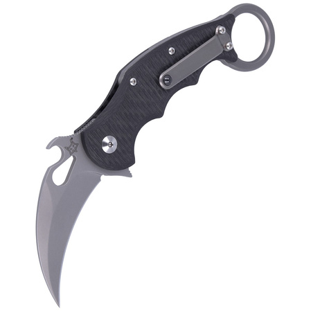 Nóż składany FOX Karambit Titanium / Carbon Fiber, Bead Blasted Elmax (FX-599TiCS)