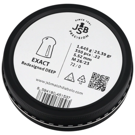 Śrut JSB Exact Jumbo Monster ReDesigned Deep 5.52 mm, 350 szt. (546188-350)