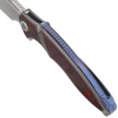 Rike Knife RK1902-R/CF Grey Titanium / Red Carbon Fiber, Bead Blasted M390