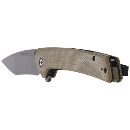 CIVIVI Keen Nadder Olive Micarta, Gray Stonewashed (C2021C)