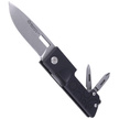 Nóż składany Maserin D-Dut 214/N Black Aluminium, Stonewashed 440C by Bonus