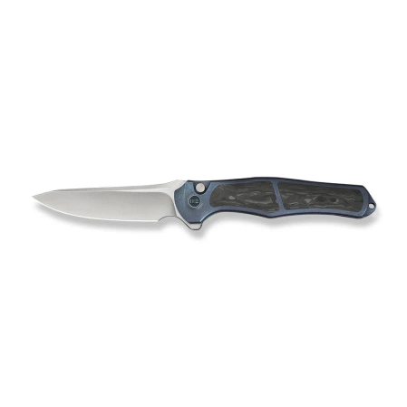 Nóż składany WeKnife 702XI LE No 148/150 Blue Integral Titanium/Shredded Carbon Fiber, Satin M390 (WE07B-1)