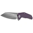 Kubey Flash Knife Purple G10, Satin San Mai M2 (KU158P)