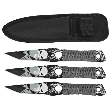 Nóż Martinez Albainox Gray Strung, Black/3D Design 3Cr13Mov (32548)