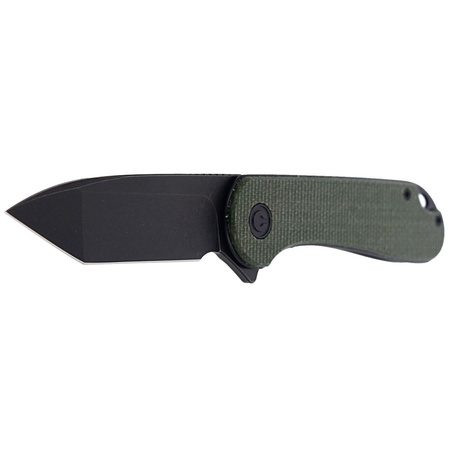 CIVIVI Knife Elementum Flipper Green Micarta, Black Stonewashed (C907T-E)