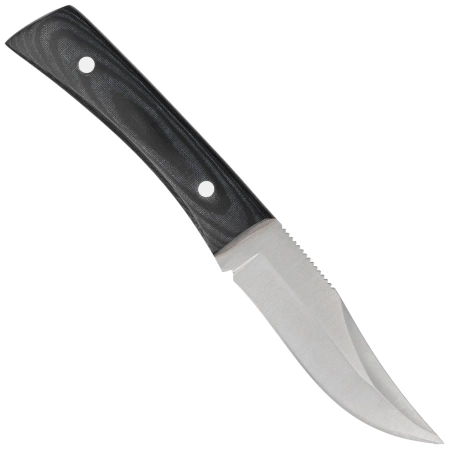 Nóż Muela BWE-8M Black Blue Canvas Micarta, Satin X50CrMoV15