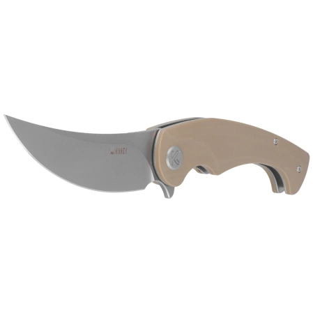 Nóż składany Kubey Scimitar KU173M Tan G10, Bead Blasted 14C28N