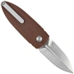 Bestech QUQU Knife Brown G10, Satin 14C28N by Gogo (BG57A-3)