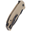 Nóż składany Kubey Knife RDF Tan G10, Blackwash AUS-10 by HYDRA Design (KU316F)