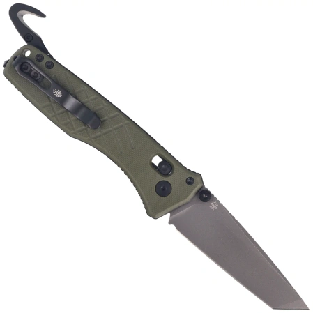 Kizer Aegis T Knife Olive Green G10, Grey Stonewashed AEB-L by Azo (V3774CTA2)