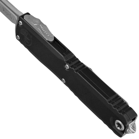 Microtech Ultratech Gen IV T/E OTF Knife Black Aluminum, Stonewashed M390MK by Tony Marfione (11234-10)