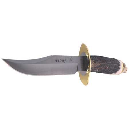 Muela Deer Stag Knife, Satin 1.4116 Gift Box (WOLF-16A)