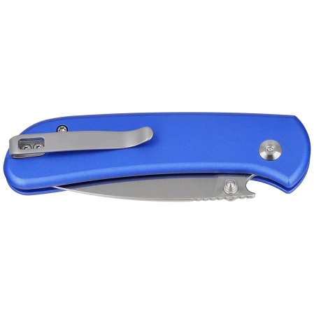 Civivi Qubit Bright Blue Aluminum, Satin 14C28N knife (C22030E-3)