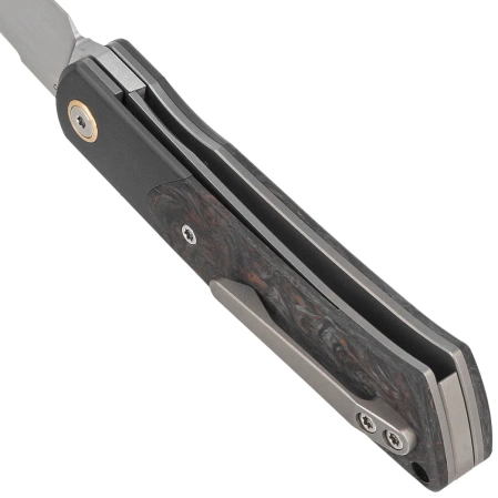 Reate Tribute Titanium/Zirconium/Dark Matter Copper Fat Carbon, Hand Satin M390 (TBT.DMC.SAT)