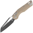 Nóż składany Microtech MSI S/E Fluted Tan G10, Black Cerakote M390MK by Tony Marfione (210-1FLGTTA)