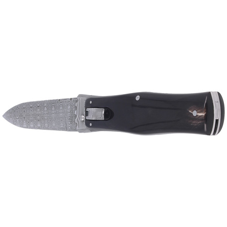 Nóż sprężynowy Mikov Predator Panther Buffalo Horn, Damascus PMC27 (241-DR-1/PANTHER)