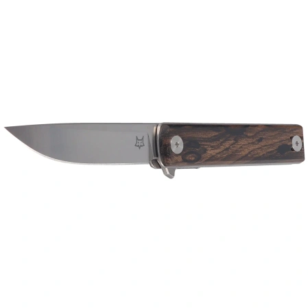 Fox Chnops Heritage Knife Ziricote Wood, Satin Hybrid Cryo by Raven Knives Design (FX-544 ZW)