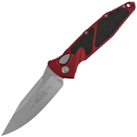 Microtech Socom Elite Auto S/E Automatic Knife Merlot Aluminum, Stonewashed M390 by Tony Marfione (160A-10MR)