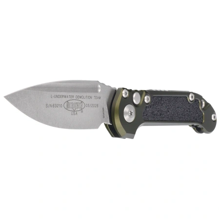 Nóż automatyczny Microtech LUDT Gen III S/E OD Green Aluminium, Stonewashed M390MK by Tony Marfione (1135-10OD)