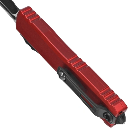 Nóż automatyczny OTF Microtech Ultratech Gen IV T/E Merlot Aluminium, Black Cerakote M390MK by Tony Marfione (11234-1MR)