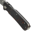 Nóż składany Maserin Pulse 630/FCA Black-Orange Fat Carbon, Stonewashed MagnaCut by Igor Bortolussi