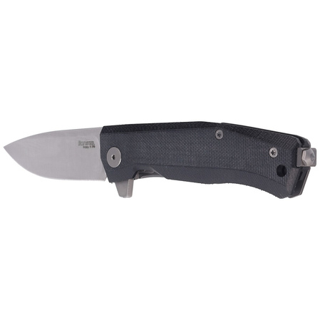 Nóż składany LionSteel Myto Black Canvas, Satin M390 by Molletta ( (MT01 CVB)