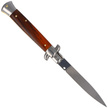 Nóż sprężynowy Frank Beltrame Stiletto Cocobolo Wood 23cm (FB 23/83)
