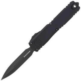 Microtech Ultratech Gen III ZBP D/E Signature OTF Knife Shadow DLC Aluminum, Shadow DLC M390MK by Tony Marfione (1122-1DLCTSH)