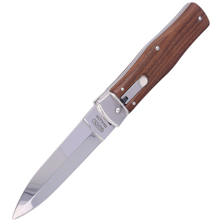 Mikov Predator Palisander Wood, Mirror, Clips switchblade (241-ND-1/N CLIP)