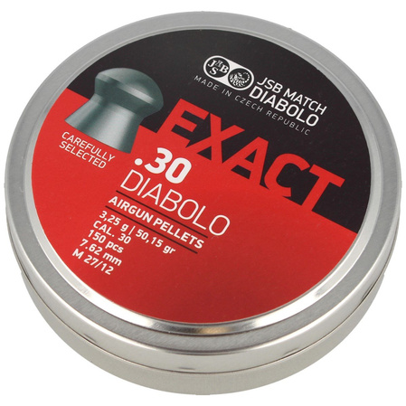 JSB Diabolo Exact .30 / 7.62 mm Pellets, 150 pcs (546031-150)