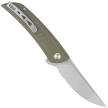 Bestech Swift Green Micarta, Satin D2 Knife (BG30A-1)