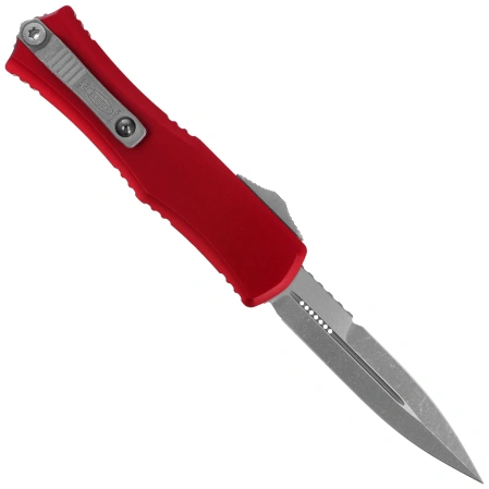 Nóż automatyczny OTF Microtech Hera II Mini Bayonet Merlot Aluminium, Apocalyptic M390MK by Tony and Sean Marfione (1701M-10APMR)